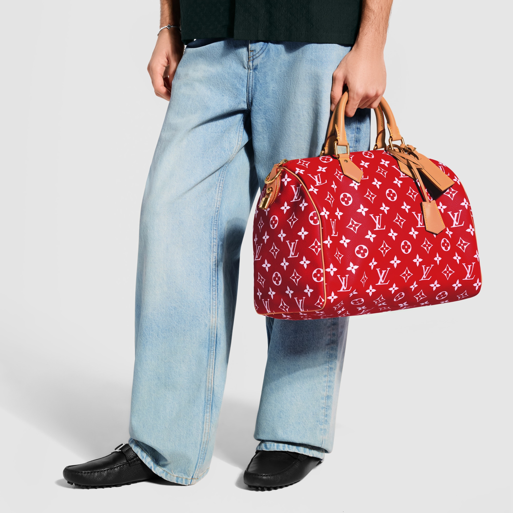 Speedy P9 Bandoulière 40 Autres Cuirs Monogram - Les